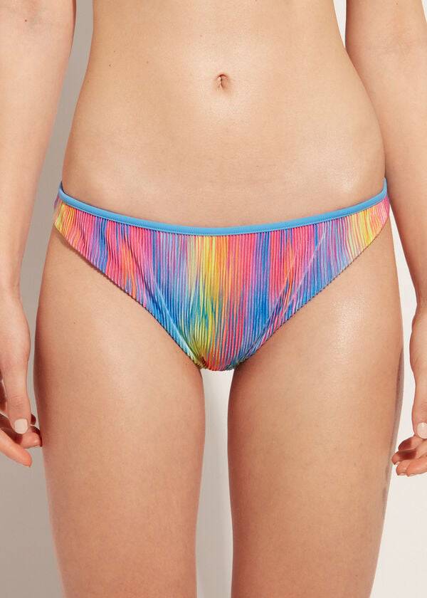 Abajo De Bikini Calzedonia Plisado Maiorca Mujer Multicolor | CL1510TV