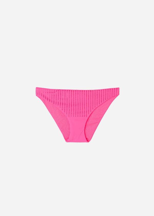 Abajo De Bikini Calzedonia Rhinestone Shanghai Mujer Rosas | CL1521HK