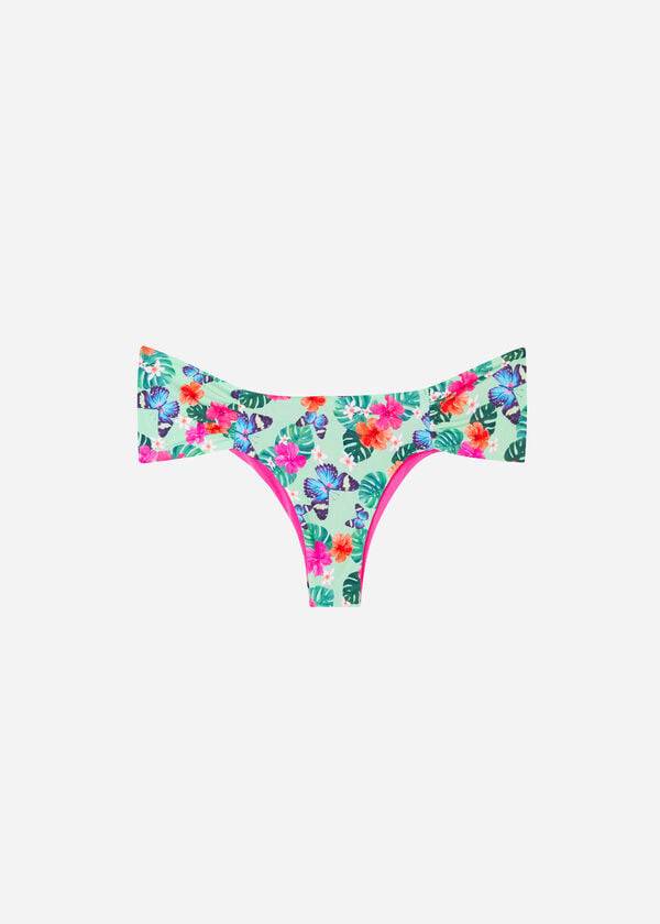 Abajo De Bikini Calzedonia Ruffled Brazilian Malibu Mujer Multicolor | CL1529BC