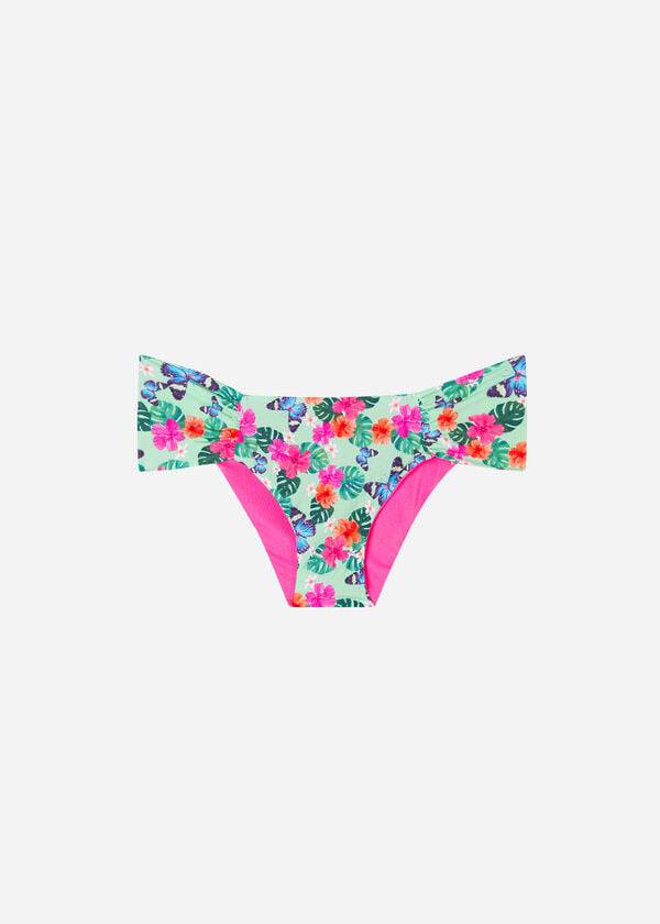 Abajo De Bikini Calzedonia Ruffled Malibu Mujer Multicolor | CL1531MA