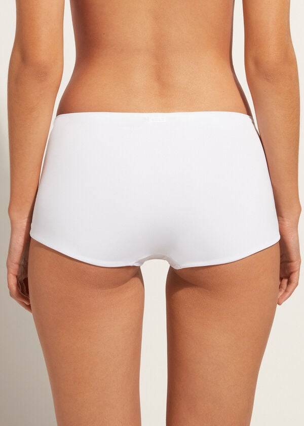 Abajo De Bikini Calzedonia Shorts Indonesia Eco Mujer Blancas | CL1555BC