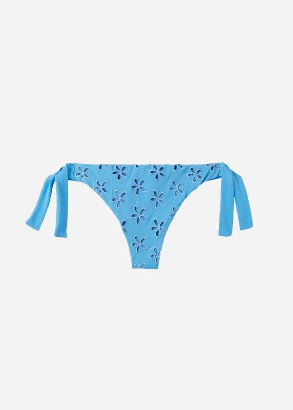 Abajo De Bikini Calzedonia Side Tie Brazilian Corfù Mujer Azules | CL1559WY