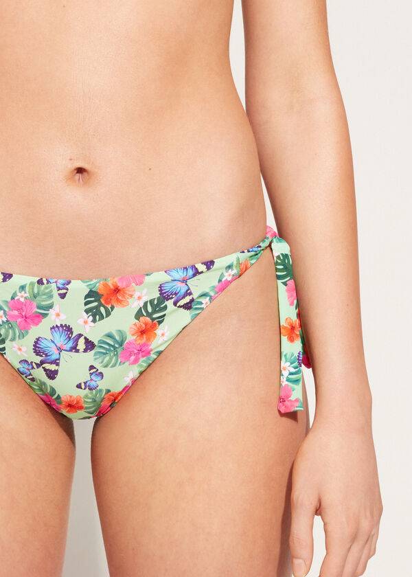 Abajo De Bikini Calzedonia Side-Tie Malibu Mujer Multicolor | CL1570DN