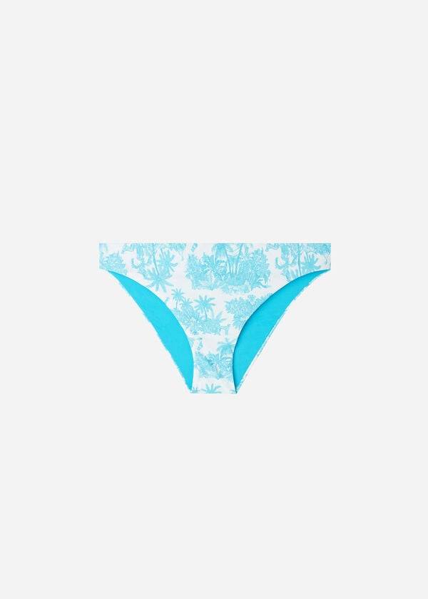 Abajo De Bikini Calzedonia Sorrento Mujer Azules | CL1575KI