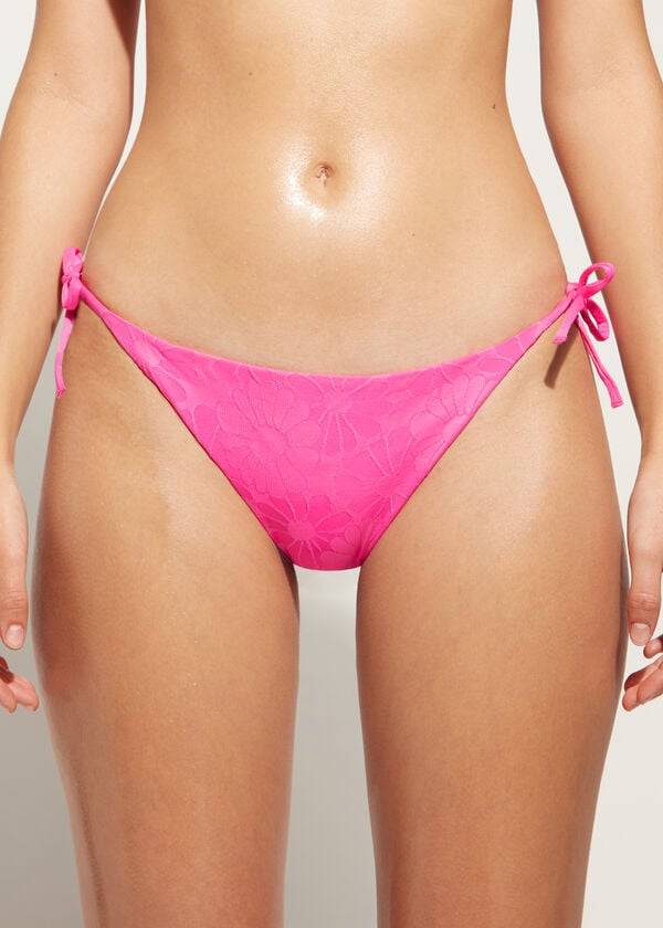 Abajo De Bikini Calzedonia String Antibes Mujer Rosas | CL1578XF