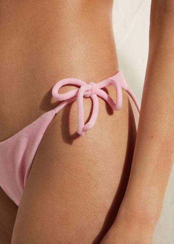 Abajo De Bikini Calzedonia String Beverly Hills Eco Mujer Rosas | CL1582NB