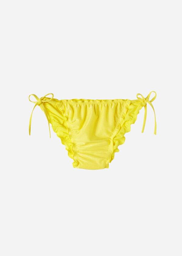 Abajo De Bikini Calzedonia String Formentera Mujer Amarillo | CL1593PQ