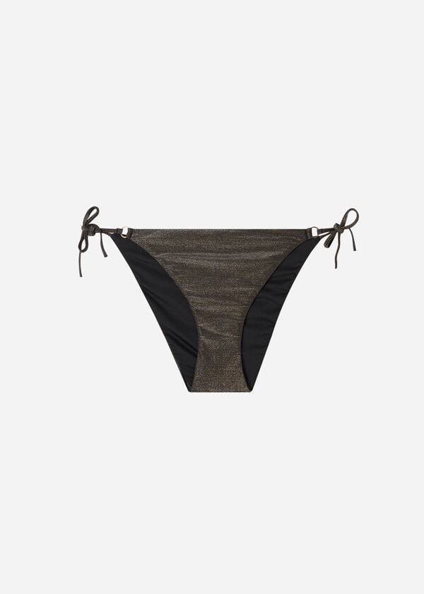 Abajo De Bikini Calzedonia String Hollywood Mujer Negras | CL1596DN