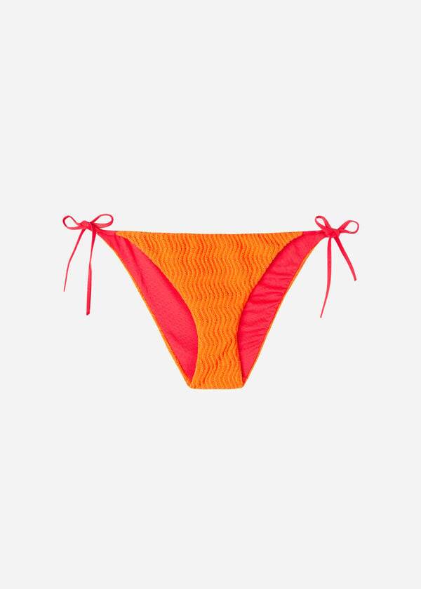 Abajo De Bikini Calzedonia String Mykonos Mujer Naranjas | CL1609MA