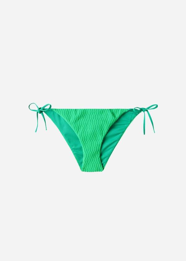 Abajo De Bikini Calzedonia String Mykonos Mujer Turquesa Verde | CL1610QZ