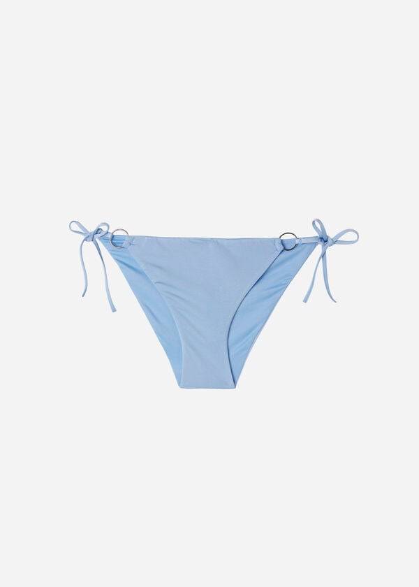 Abajo De Bikini Calzedonia String Tie Abu Dhabi Mujer Azules | CL1619PQ