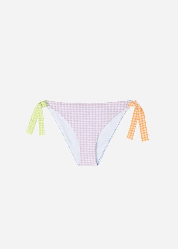 Abajo De Bikini Calzedonia String Valencia Mujer Rosas | CL1626JJ