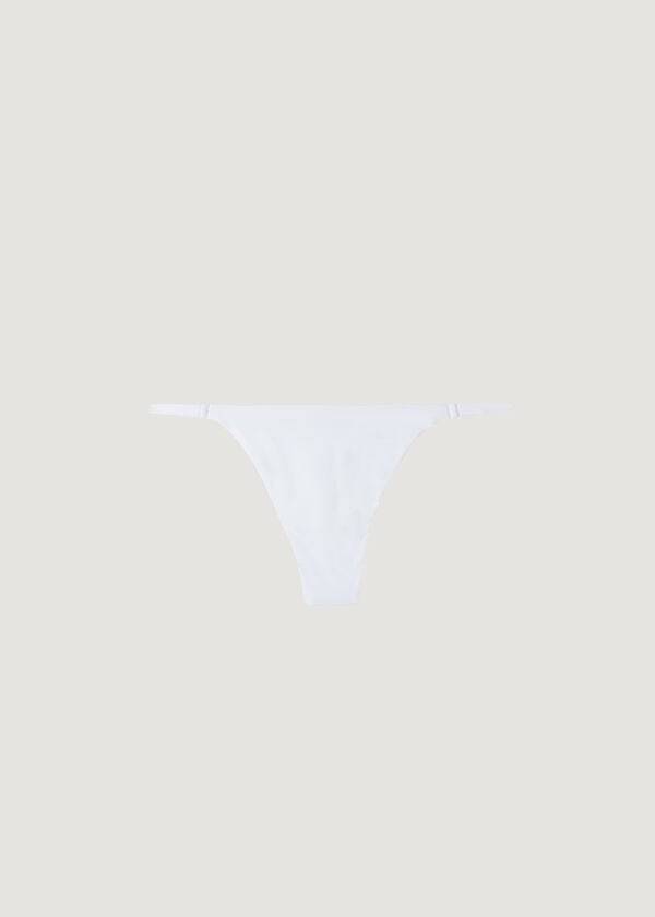 Abajo De Bikini Calzedonia Tanga Indonesia Eco Mujer Blancas | CL1632VD
