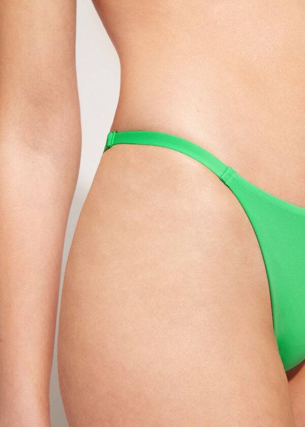 Abajo De Bikini Calzedonia Tanga Indonesia Eco Mujer Verde | CL1634NB
