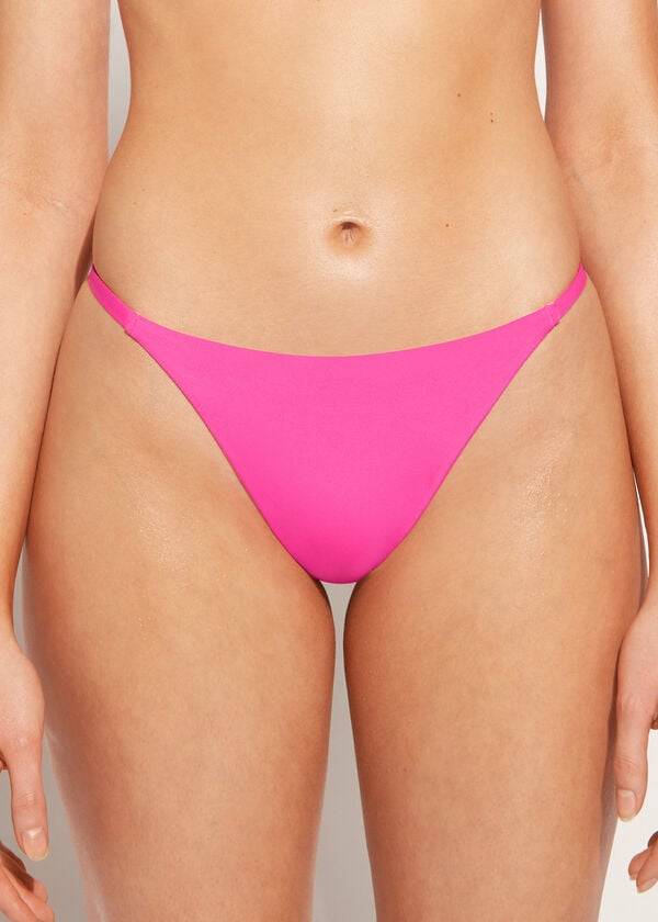 Abajo De Bikini Calzedonia Tanga Indonesia Eco Mujer Rosas | CL1635MA