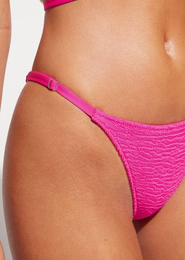 Abajo De Bikini Calzedonia Thin Sides Tanga Miami Mujer Rosas | CL1630XF