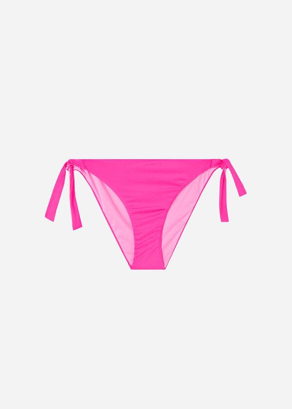 Abajo De Bikini Calzedonia Tied Indonesia Eco Mujer Rosas | CL1650GL