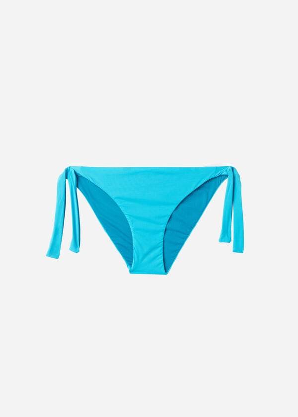 Abajo De Bikini Calzedonia Tied Indonesia Eco Mujer Turquesa | CL1651HK