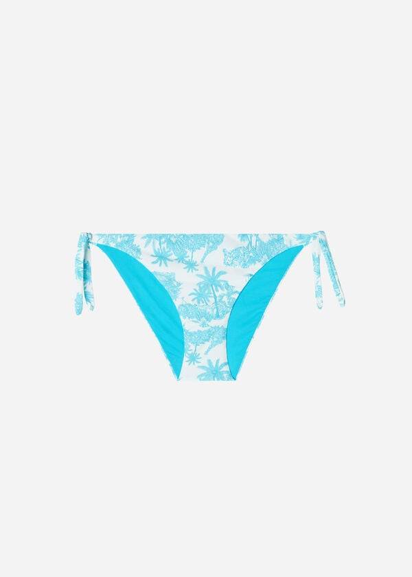 Abajo De Bikini Calzedonia Tied Sorrento Mujer Azules | CL1655ZG