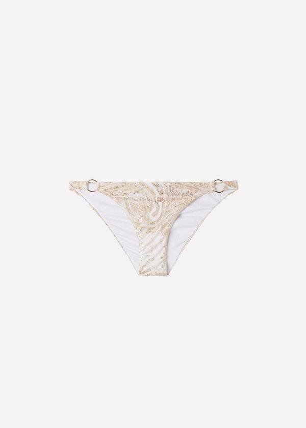 Abajo De Bikini Calzedonia with Rings Melbourne Mujer Doradas | CL1660NB