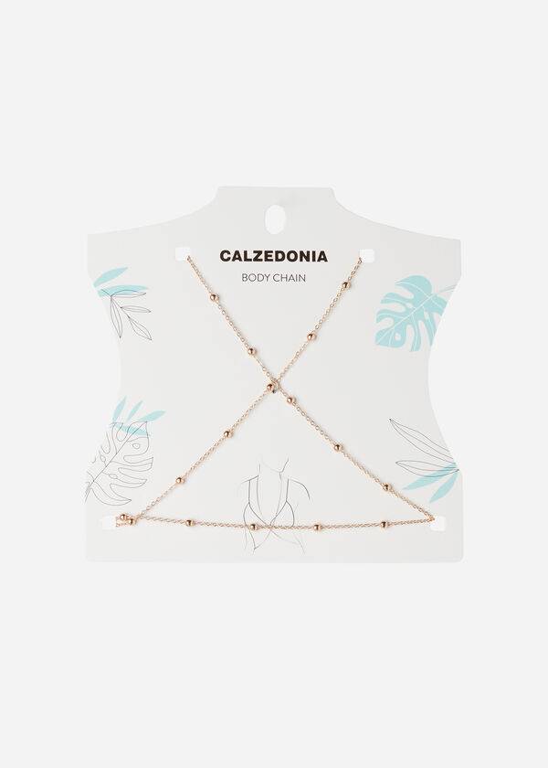 Accesorios Calzedonia Body Chain Necklace Mujer Doradas | CL1273WY