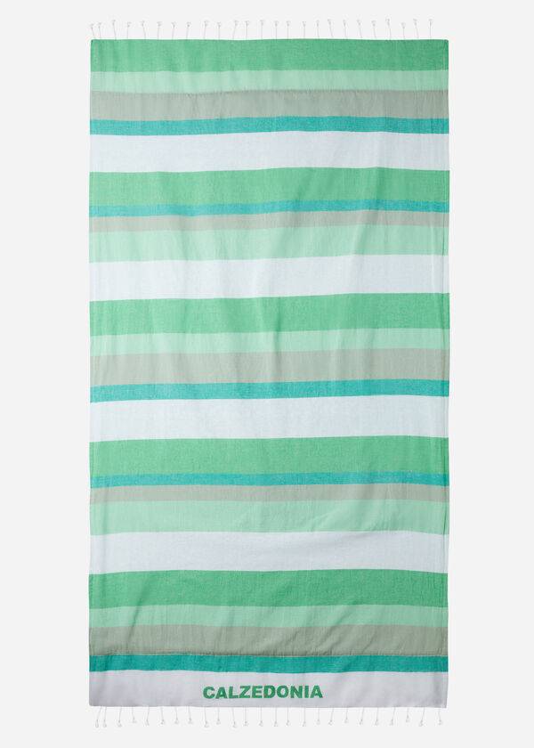 Accesorios Calzedonia Logo Beach Towel Mujer Verde | CL1278UT