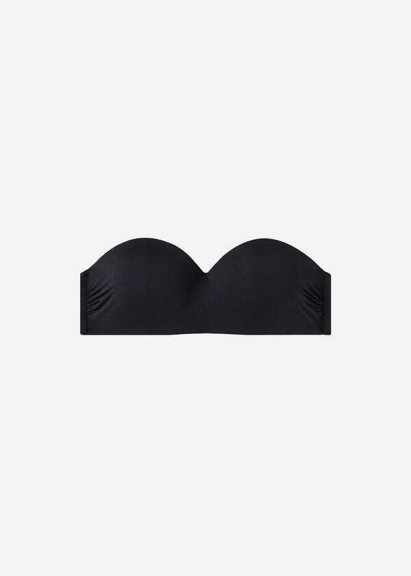 Arriba De Bikini Calzedonia Acolchado Indonesia Eco Mujer Negras | CL1816NB