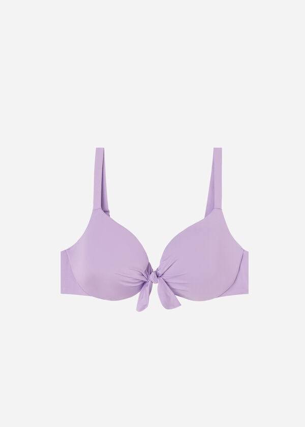 Arriba De Bikini Calzedonia Acolchado Push Up Indonesia Eco Sexy Mujer Moradas | CL1830DN