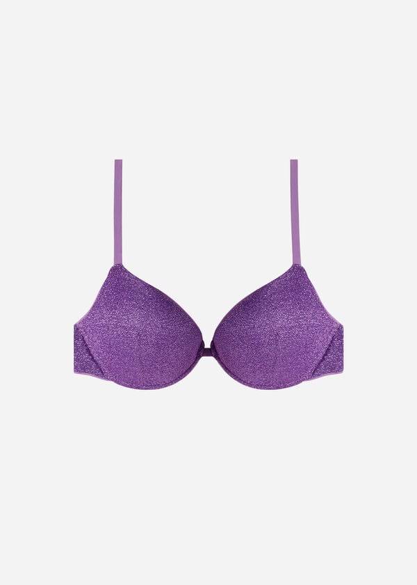 Arriba De Bikini Calzedonia Acolchado Push-Up Las Vegas Mujer Moradas | CL1858GL
