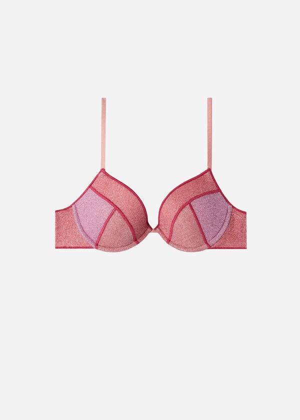 Arriba De Bikini Calzedonia Acolchado Push-up Lisbona Mujer Rosas | CL1860JJ