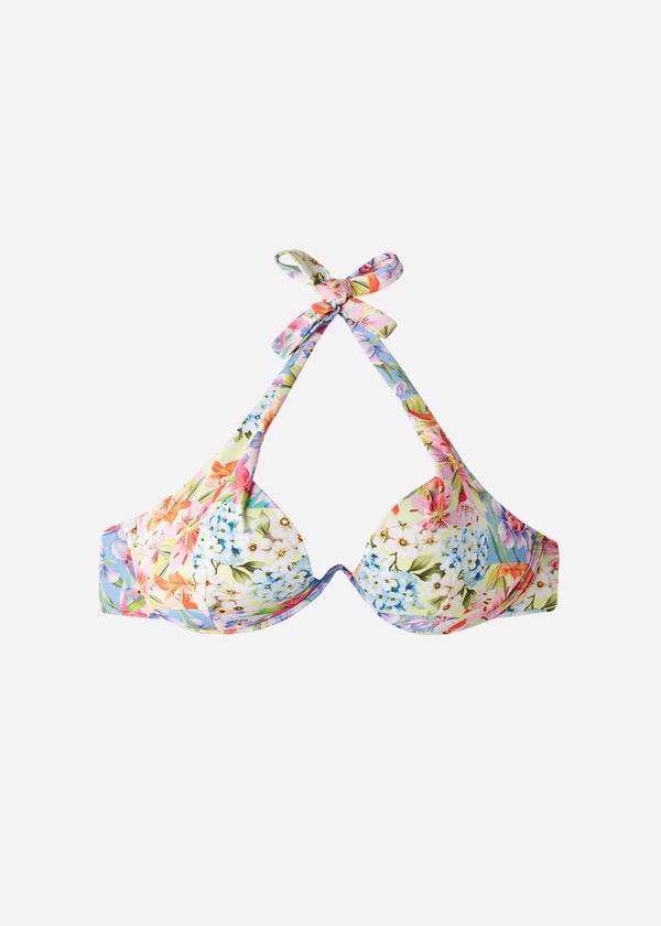 Arriba De Bikini Calzedonia Acolchado Push-Up Minorca Eco Mujer Multicolor | CL1866VD