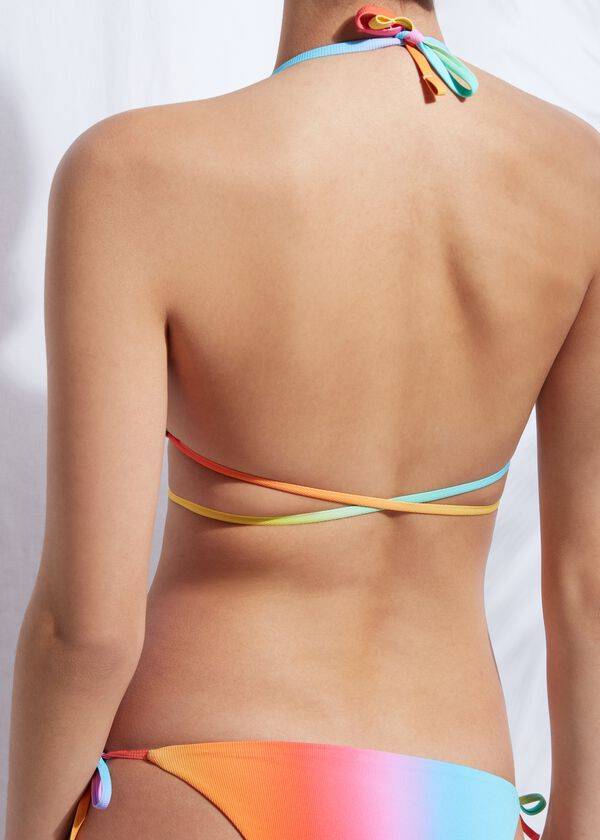 Arriba De Bikini Calzedonia Acolchado Triangle Barcellona Mujer Multicolor | CL1895MA