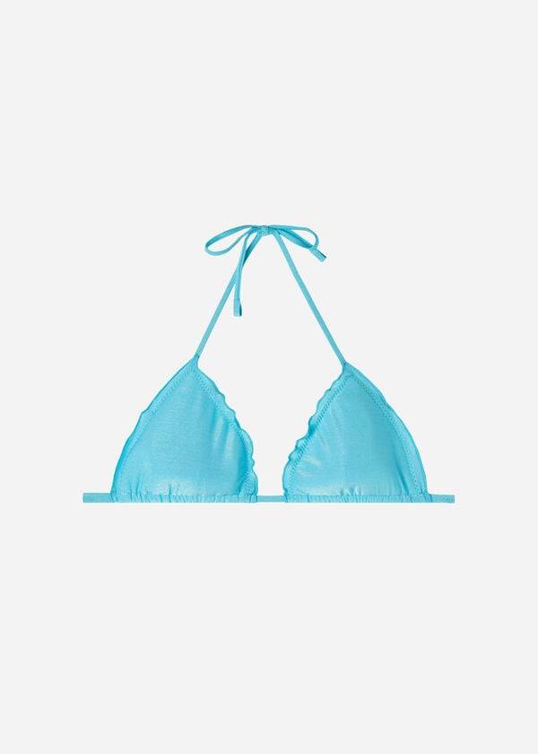 Arriba De Bikini Calzedonia Acolchado Triangle Formentera Mujer Turquesa | CL1898EX