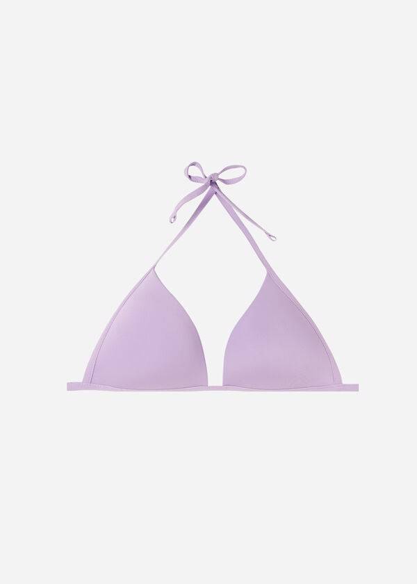 Arriba De Bikini Calzedonia Acolchado Triangle Indonesia Eco rise Mujer Moradas | CL1918VD