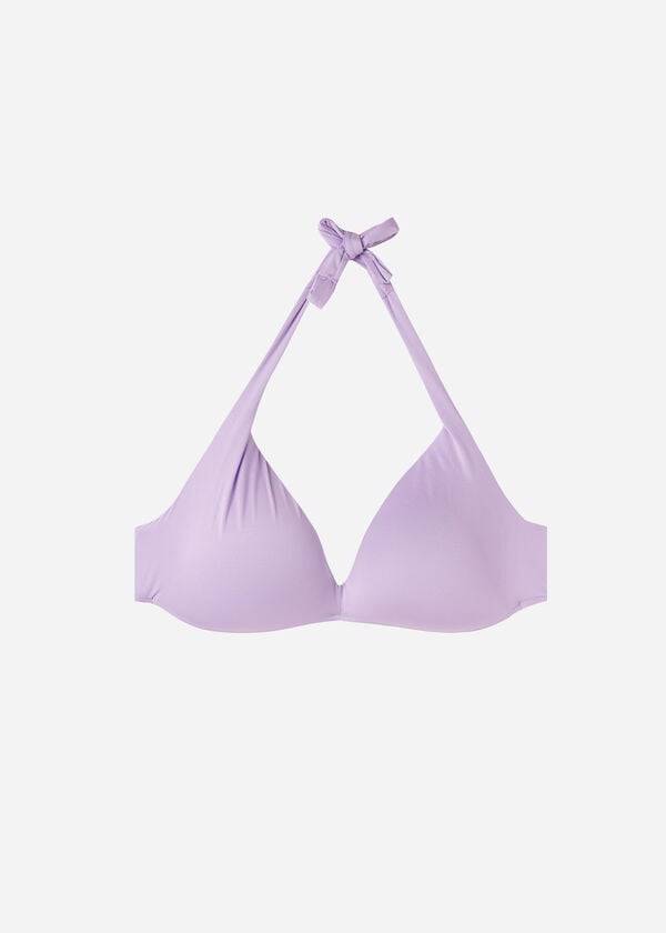 Arriba De Bikini Calzedonia Acolchado Triangle Indonesia Eco strass Mujer Moradas | CL1929IS