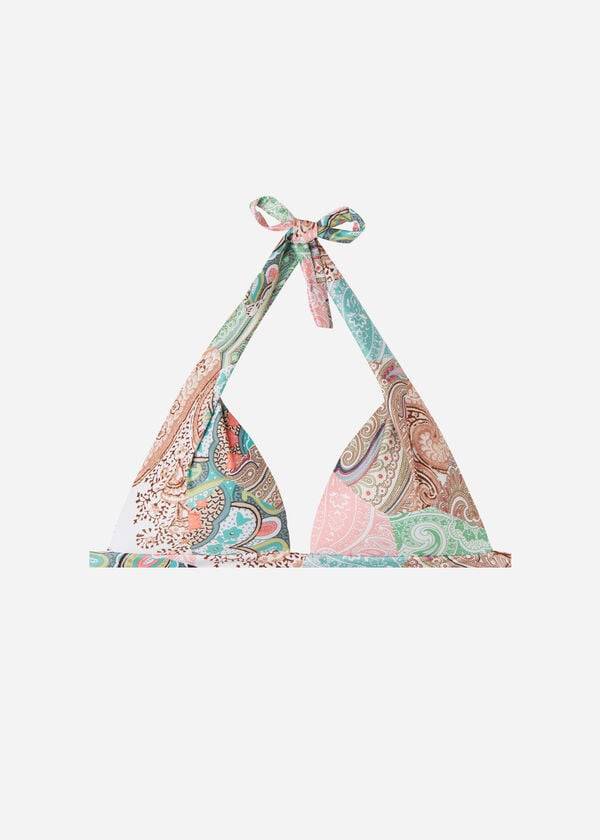 Arriba De Bikini Calzedonia Acolchado Triangle Saint Tropez Mujer Multicolor | CL1933SO