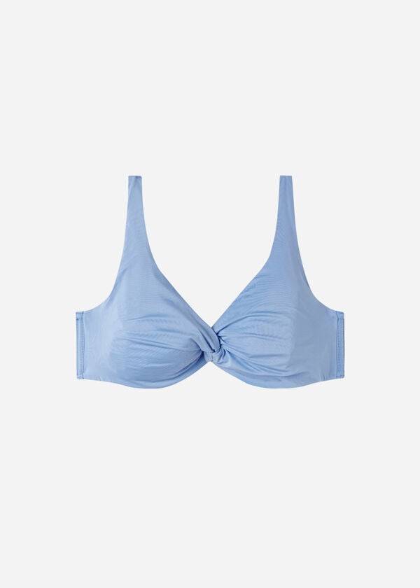 Arriba De Bikini Calzedonia Balconette Indonesia Eco Mujer Azules | CL1666TV