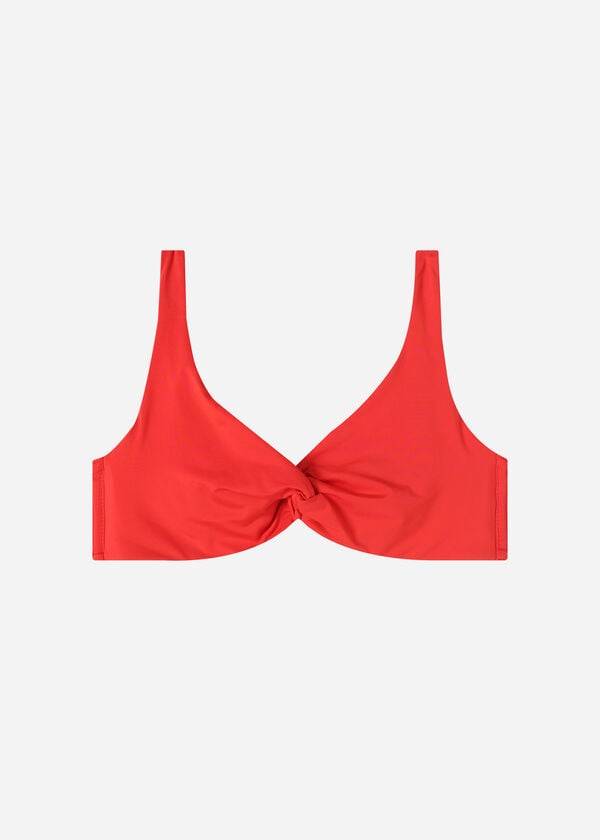 Arriba De Bikini Calzedonia Balconette Indonesia Eco Mujer Rojas | CL1668UT