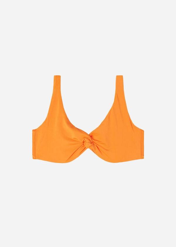 Arriba De Bikini Calzedonia Balconette Indonesia Eco Mujer Naranjas | CL1669IS
