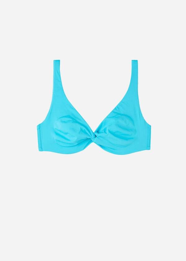 Arriba De Bikini Calzedonia Balconette Indonesia Eco cobey Mujer Turquesa | CL1675FM
