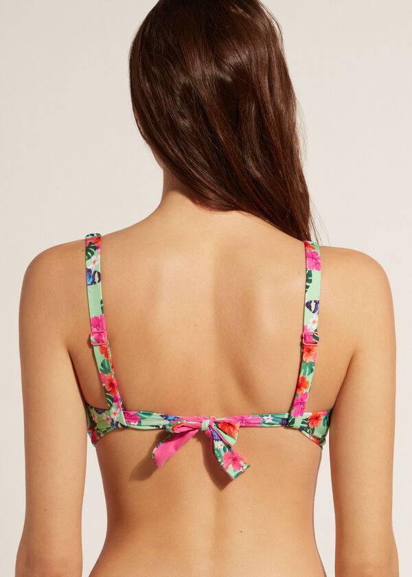 Arriba De Bikini Calzedonia Balconette Malibu Mujer Multicolor | CL1679KI