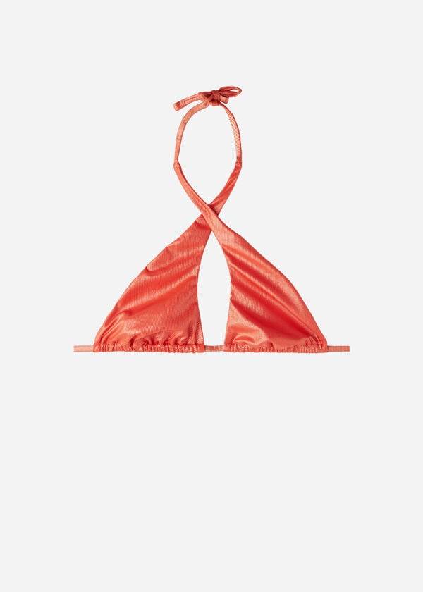 Arriba De Bikini Calzedonia Bandeau Antigua Mujer Coral Naranjas | CL1685BC