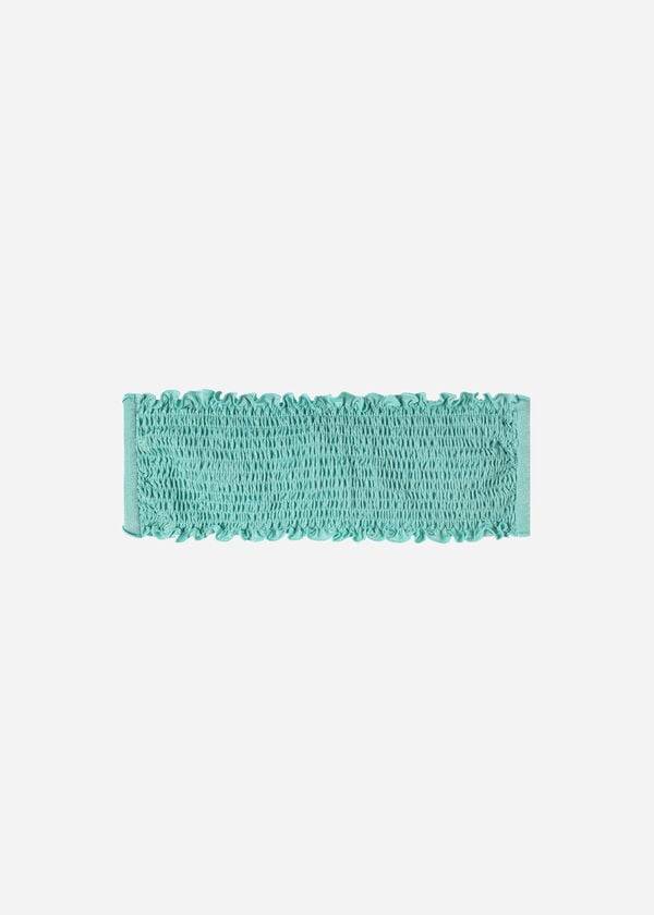 Arriba De Bikini Calzedonia Bandeau Formentera Mujer Verde | CL1689WY