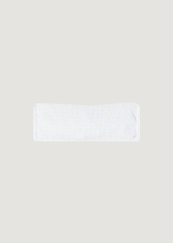 Arriba De Bikini Calzedonia Bandeau Lanzarote Mujer Blancas | CL1692TV