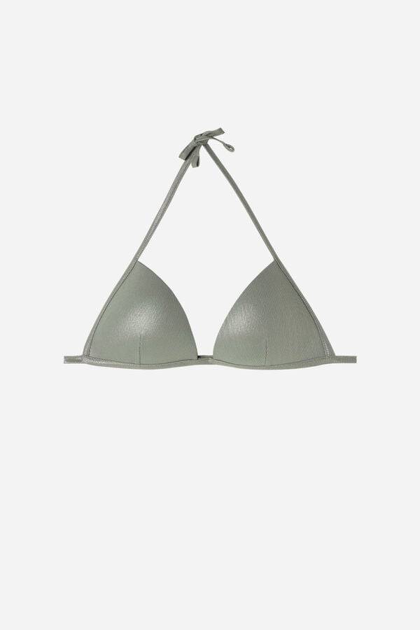 Arriba De Bikini Calzedonia Graduated Acolchado Triangle Antigua Mujer Verde | CL1729HK