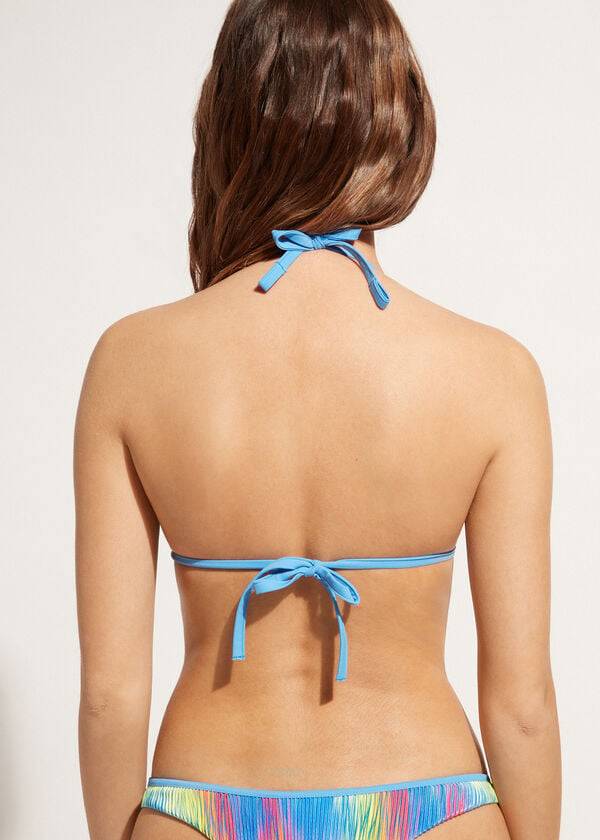 Arriba De Bikini Calzedonia Graduated Acolchado Triangle Maiorca Mujer Multicolor | CL1742EX