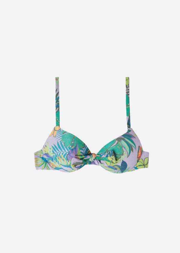 Arriba De Bikini Calzedonia Graduated Push Up Brasilia Mujer Moradas | CL1752DN