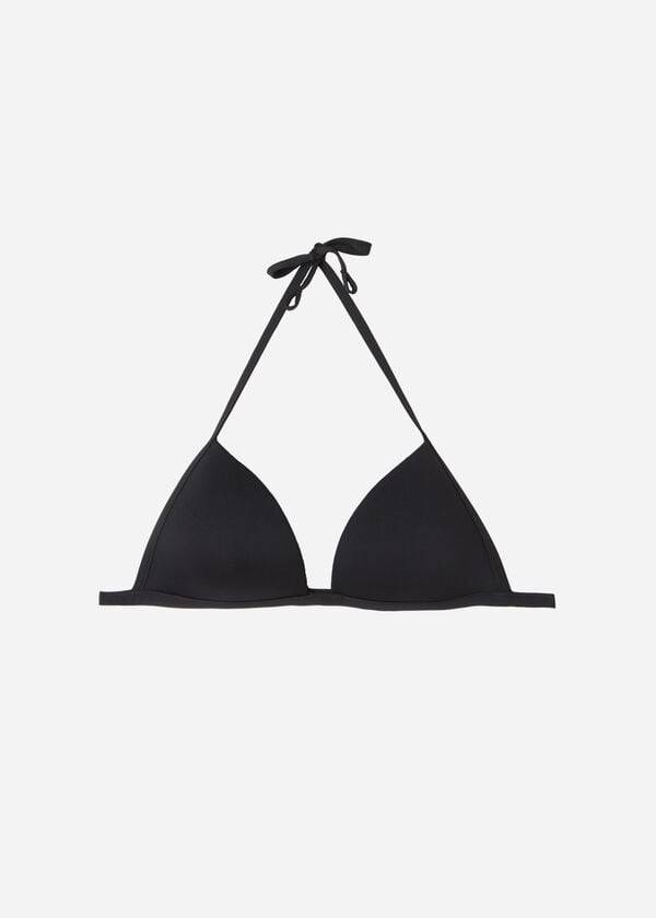 Arriba De Bikini Calzedonia Graduated Soft Acolchado Triangle Indonesia Mujer Negras | CL1760XF