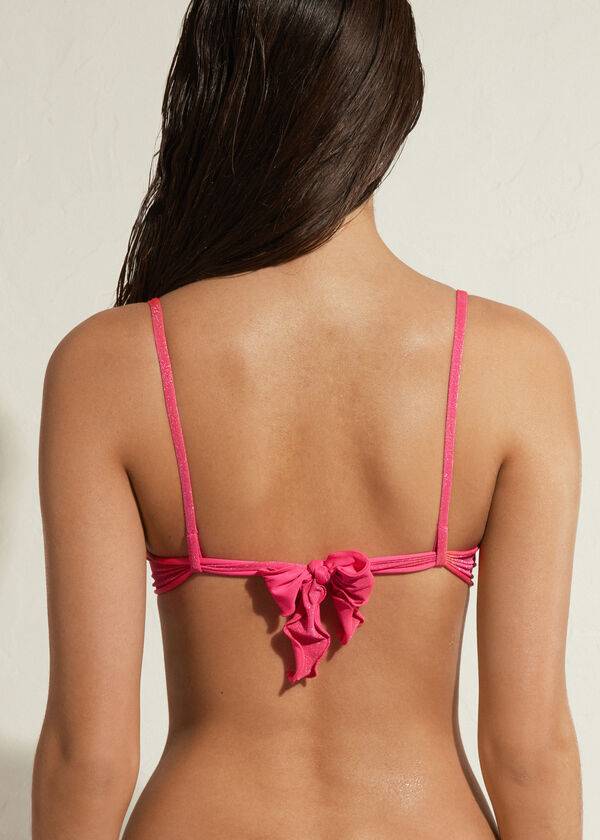 Arriba De Bikini Calzedonia Push Up Formentera Mujer Rosas | CL1941ZG