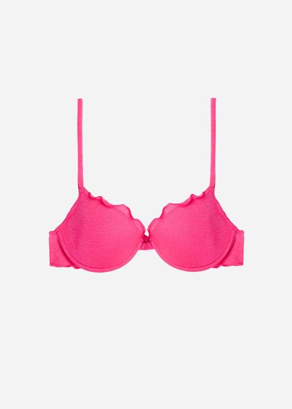 Arriba De Bikini Calzedonia Push Up Formentera Mujer Rosas | CL1941ZG